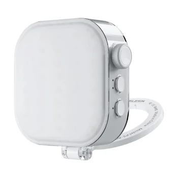 LED накамерный свет для селфи Telesin Ice Cube с держателем P5-BGD-03