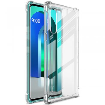 LG Velvet (LM-G910EMW) IMAK Soft TPU Case Cover, Transparent