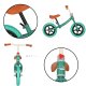 Trike Fix Balance Bērnu Balansa Ritenis Līdzsvara Velosipēds Atpūtai Sportam, Zaļš | Kid\'s Balance Bike