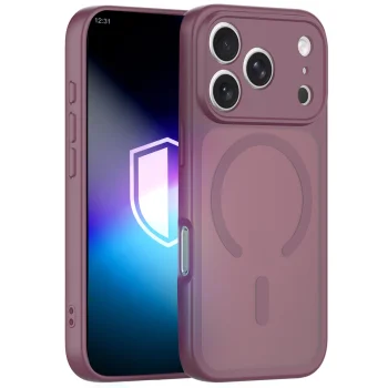 Vāciņš 3mk Misty MagCase Deep Cherry iPhone 17 Pro / iPhone 18 Pro, bordo