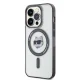 Karl Lagerfeld iPhone 15 Pro vāciņš IML Choupette\'s Head MagSafe, caurspīdīgs