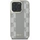 DKNY iPhone 16 Pro Max vāciņš Checkered Pattern MagSafe, bēšs
