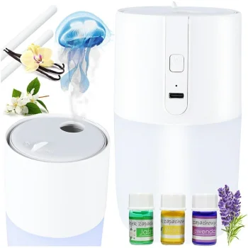 Jellyfish Air Humidifier and Aroma Diffuser with RGB Light