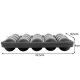 Ruhhy 21808 Silicone Cake Pop Mold, 20-Cavity Sphere Baking Form