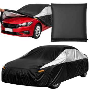 Водонепроницаемый чехол-тент для автомобиля XXL, черно-серый