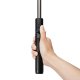 Spigen S540w Selfie Stick with Tripod Telescopic Stand and Bluetooth Remote Control, Black