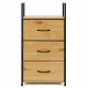 Skapītis ar 3 auduma atvilktnēm ModernHome, 59 x 24 x 81 cm