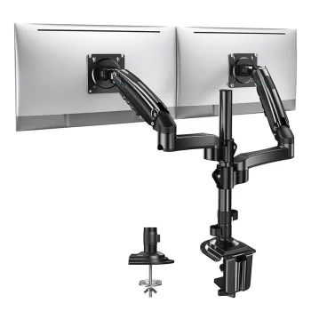 Divu monitoru galda stiprinājums Huanuo HNDS8 13-32"