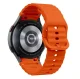 Tech-Protect Silicone Sport Strap for Samsung Galaxy Watch 4 / 5 / 6 / 7 / FE, Orange