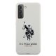 Samsung Galaxy S21 (SM-G991) US Polo Silicone Logo Case Cover (USHCS21SSLHRWH), White | Telefona Maciņš Vāks Apvalks...