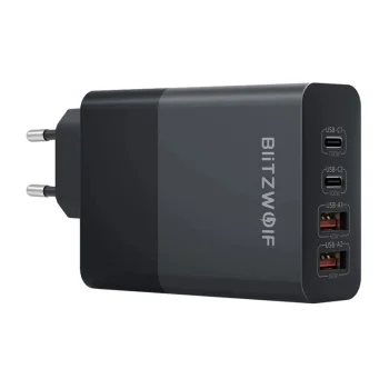 Сетевое зарядное устройство BlitzWolf BW-S29 120W 4 порта Черное