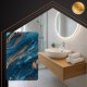 Ruhhy 25959 Bathroom Mat, 60x40 cm, Multicolored