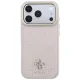 Чехол Guess Stripe Peony 4G Logo MagSafe для iPhone 17 / 18 Pro Max, розовый