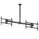 Maclean MC-111 B griestu stiprinājums diviem televizoriem, 34-60\", 2x40kg, melns