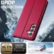 Samsung Galaxy A35 ( SM-A356E/DS ) LC.IMEEKE PU Leather Wallet Protective Book Case Cover, Red | Чехол для...