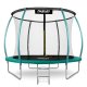 Neo-Sport NS-08C181 Garden Trampoline 252 cm with Inner Net and Ladder, Green