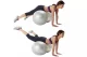 Fitnesa Vingrošanas Dubultā Bumba - Sudraba, 50 cm | Exercise Fitness Gym Peanut Ball