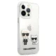 Чехол Karl Lagerfeld Karl & Choupette для iPhone 13 Pro Max - Прозрачный