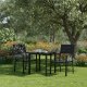 Комплект садовых стульев 2 шт MultiGarden для дачи и террасы сталь HDPE,...