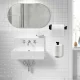 Держатель из нержавеющей стали для туалетной бумаги, Чёрный | Toilet...