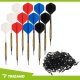 Trizand 00026100 Dart Set for Electronic Dartboard, 12 pcs + 200 Tips