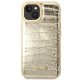 Чехол Guess Croco Collection для iPhone 14 Plus - Золотой
