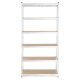 Cinkots metāla plaukts ModernHome 222x110x50 cm 6 plaukti 1050 kg