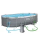 Каркасный бассейн Bestway 56448 Power Steel 488x305x107 см, набор 18-в-1