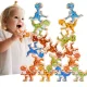 Bakalu Balancing Dinosaurs T-Rex Tower Arcade Game