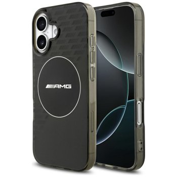 Mercedes iPhone 17 Case AMG MagSafe Transparent Smocked Black