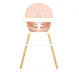 Стульчик для кормления 2-в-1 Ecotoys HA-004 PINK, розовый