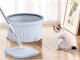 Square Flat Mop with Spin Bucket and Microfiber Pad