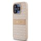 DKNY iPhone 15 Pro vāciņš Mono Stripe & Metal Logo, rozā