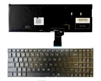 Asus UX52, UX52A, UX52V, UX52VS, UX501 Keyboard with Backlight, Black