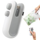 Bezvadu 2‑in‑1 folijas maisiņu aizkausētājs ar griezēju, USB