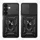 Samsung Galaxy S24 (SM-S921) Armor Guard TPU Hybrid Camshield Case Cover, Black | Чехол Кейс Бампер...