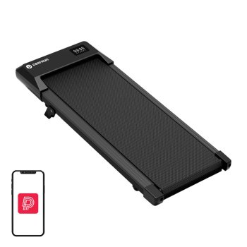 DeerRun Q2 Urban Under Desk Treadmill with 7% Incline Black