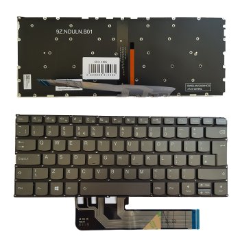 Lenovo Yoga 730-13 / 730-15 klaviatūra ar apgaismojumu, UK, melna