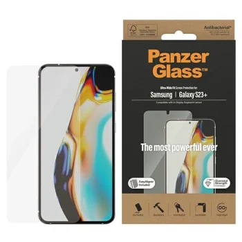 PanzerGlass Ultra-Wide Fit rūdīts stikls ar aplikatoru priekš Samsung Galaxy S23+ | tempered glass with applicator...