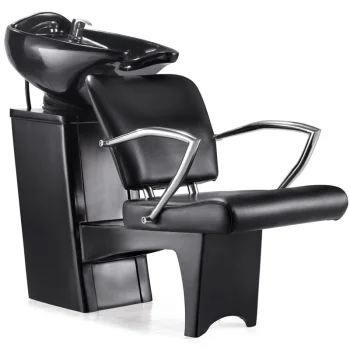 Gabbiano Q-2278 Frizētavas izlietne ar krēslu, Melna
