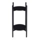 ModernHome 2-Tier Metal Plant Stand, Black