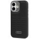 Audi GT Synthetic Leather MagSafe vāciņš iPhone 17 Melns