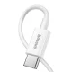 Baseus Superior Series Cable USB Type C to Apple iPhone Lightning, 20W, PD, 1m, White | Lādētājvads Datu Pārraides...
