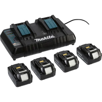 Makita 199485-6 akumulatoru un lādētāja komplekts (4x 18V 6.0Ah)