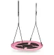 Bērnu dārza ligzdas šūpoles ECOTOYS 100cm 150kg, rozā