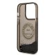 Karl Lagerfeld Liquid Glitter RSG Case for iPhone 14 Pro, Black
