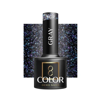 OCHO NAILS Gray 607 gēla laka, 5 g