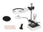 Third Hand Soldering Kit with Magnifying Glass, Helping Hands Soldering Station