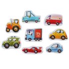 Bērnu Attīstošā Puzle 8-in-1, Automašīnas, 16 gab. | Kids Educational Puzzle, Vehicle Cars
