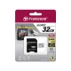Atmiņas karte Transcend microSDHC 32GB Class 10 High Endurance ar adapteri